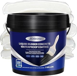 RV Waterproof sealant ， 1 Gal （Transparent） Roof Coating | flex seal Multi-Surface Caulk for Windows Doors Siding Trim, Crack Proof Flexible Acrylic Latex Sealer