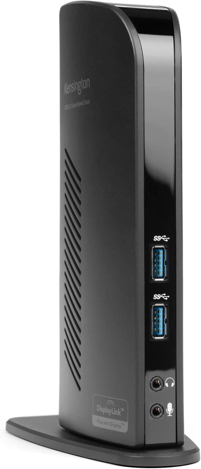 Kensington USB 3.0 Dual Display Docking Station for MacBooks, Windows and Surface (K33972US) - image 1 of 1