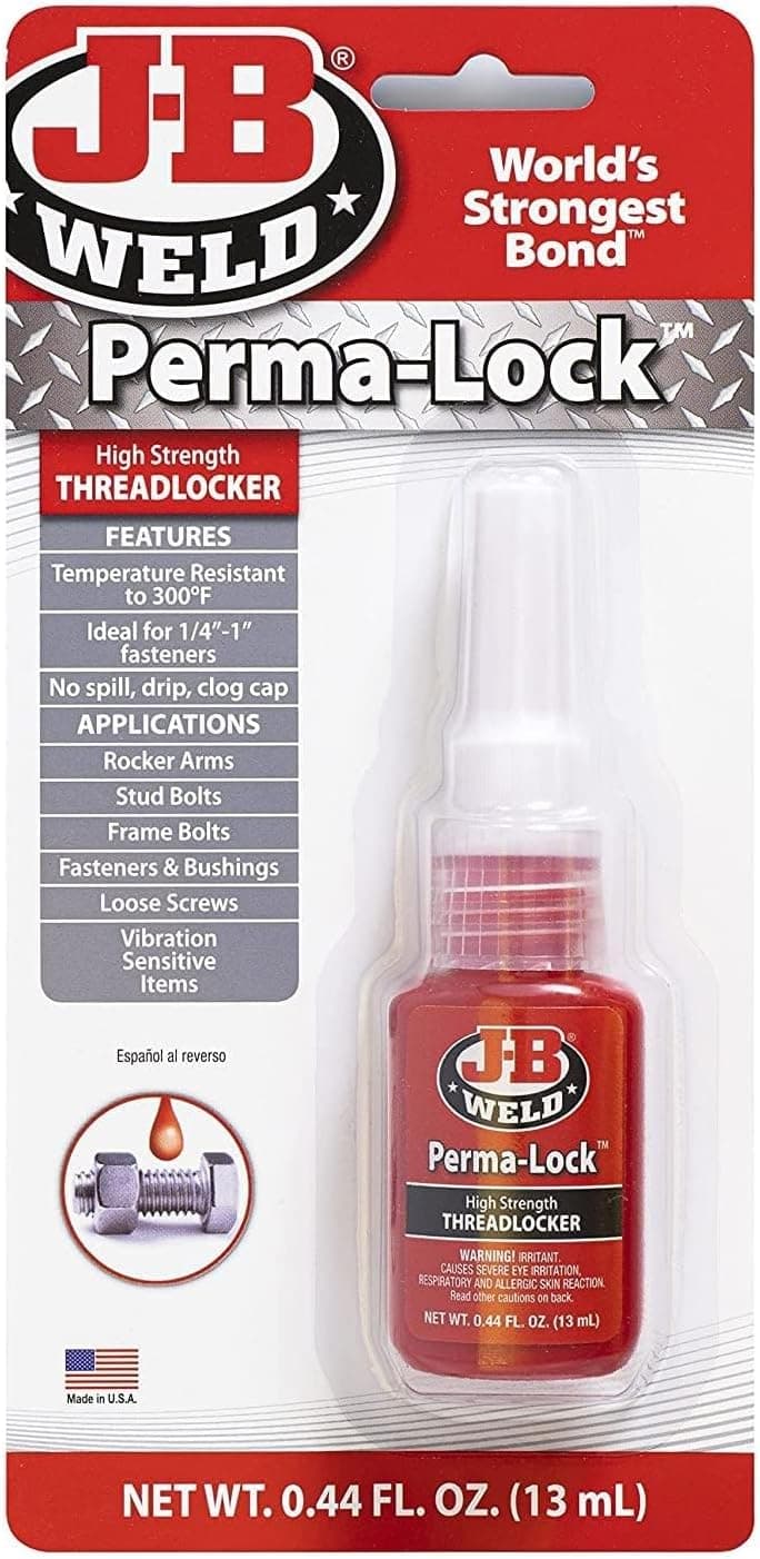J-B Weld 27113 Perma-Lock High Strength Threadlocker - Red - 13 ml - image 1 of 1