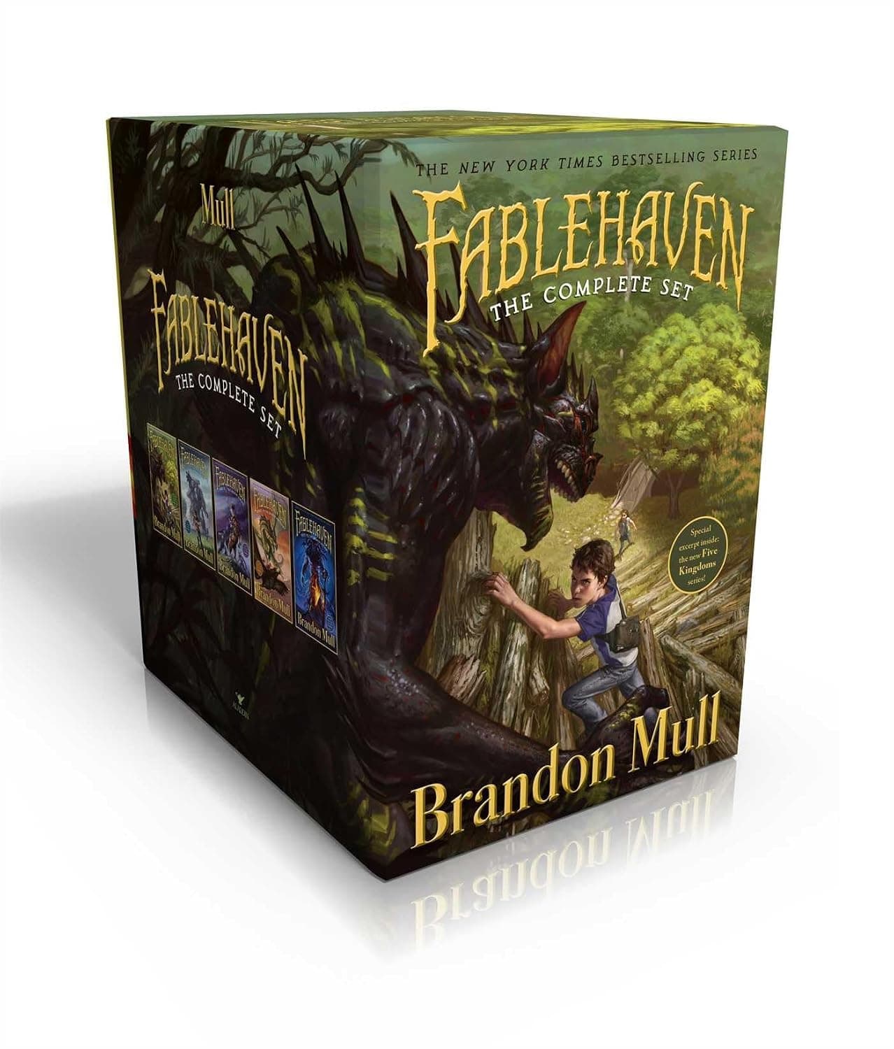 Fablehaven Complete Set (Boxed Set): Fablehaven; Rise of the Evening Star; Grip of the Shadow Plague; Secrets of the Dragon Sanctuary; Keys to the Demon Prison - image 1 of 1