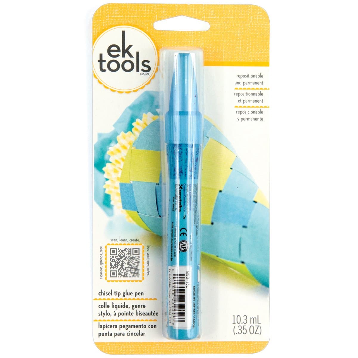 EK tools 55-00012 Glue Pen Zig Chisel Tip 2 Way, Multicolor - image 1 of 1