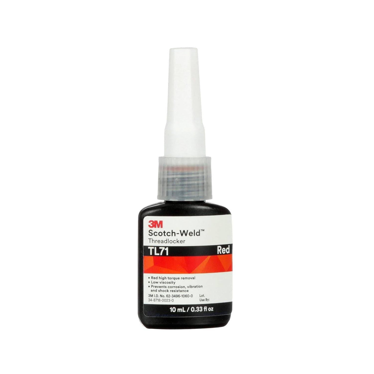 3M Scotch-Weld Threadlocker TL71, Red, 10 mL Bottle - image 1 of 1