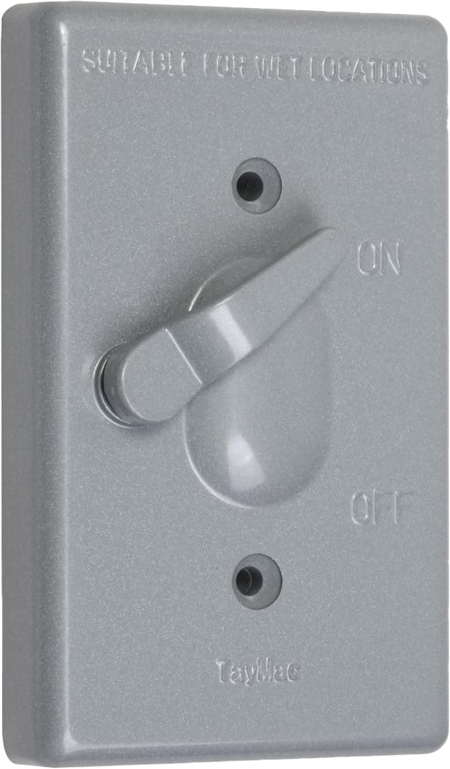 TayMac TC100S Weatherproof Toggle Cover, 1-Gang, Vertical Device Mount, Gray - image 1 of 1