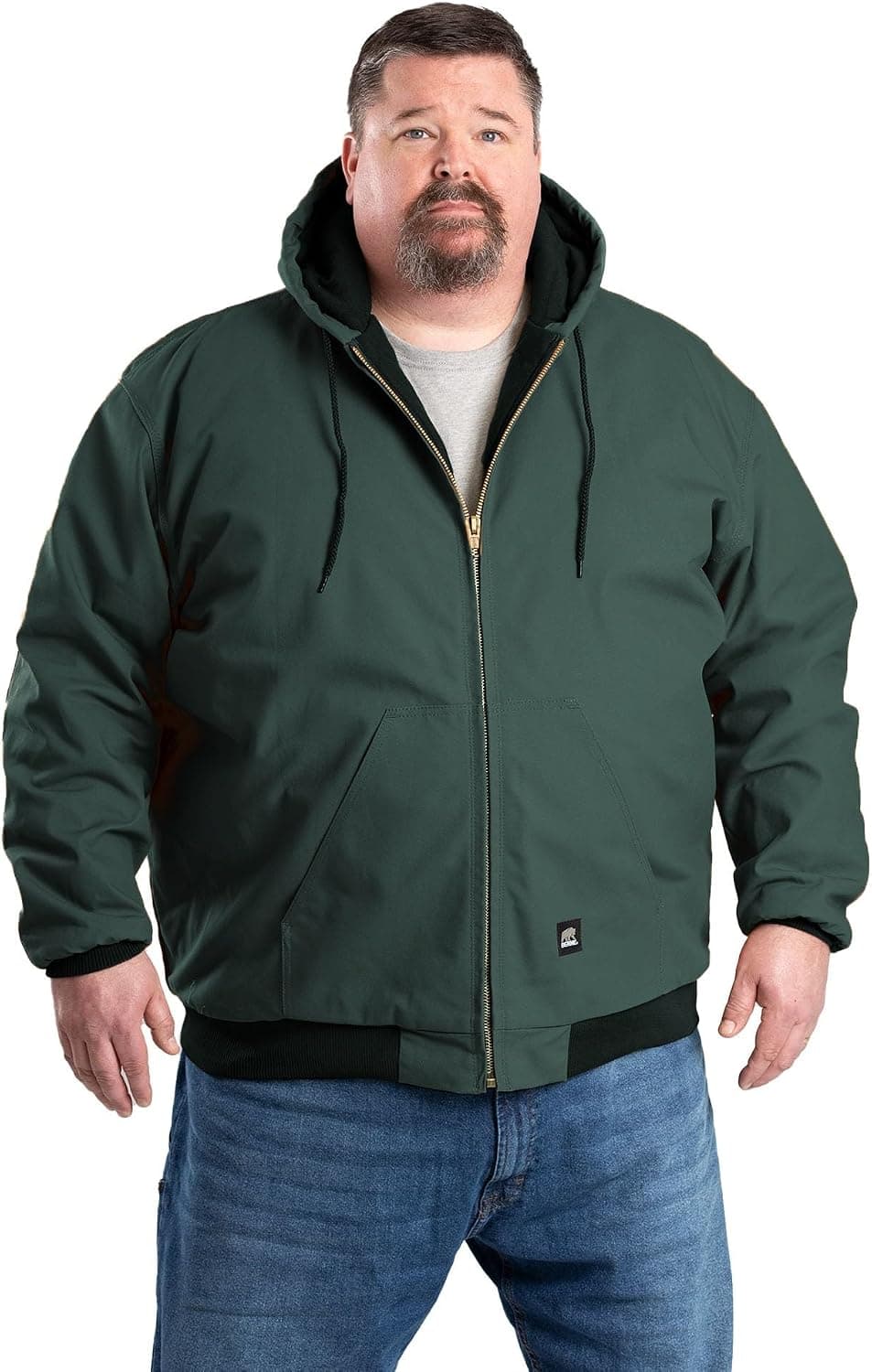 Berne Men's Heritage Duck Hooded Active Work Jacket - image 1 of 1