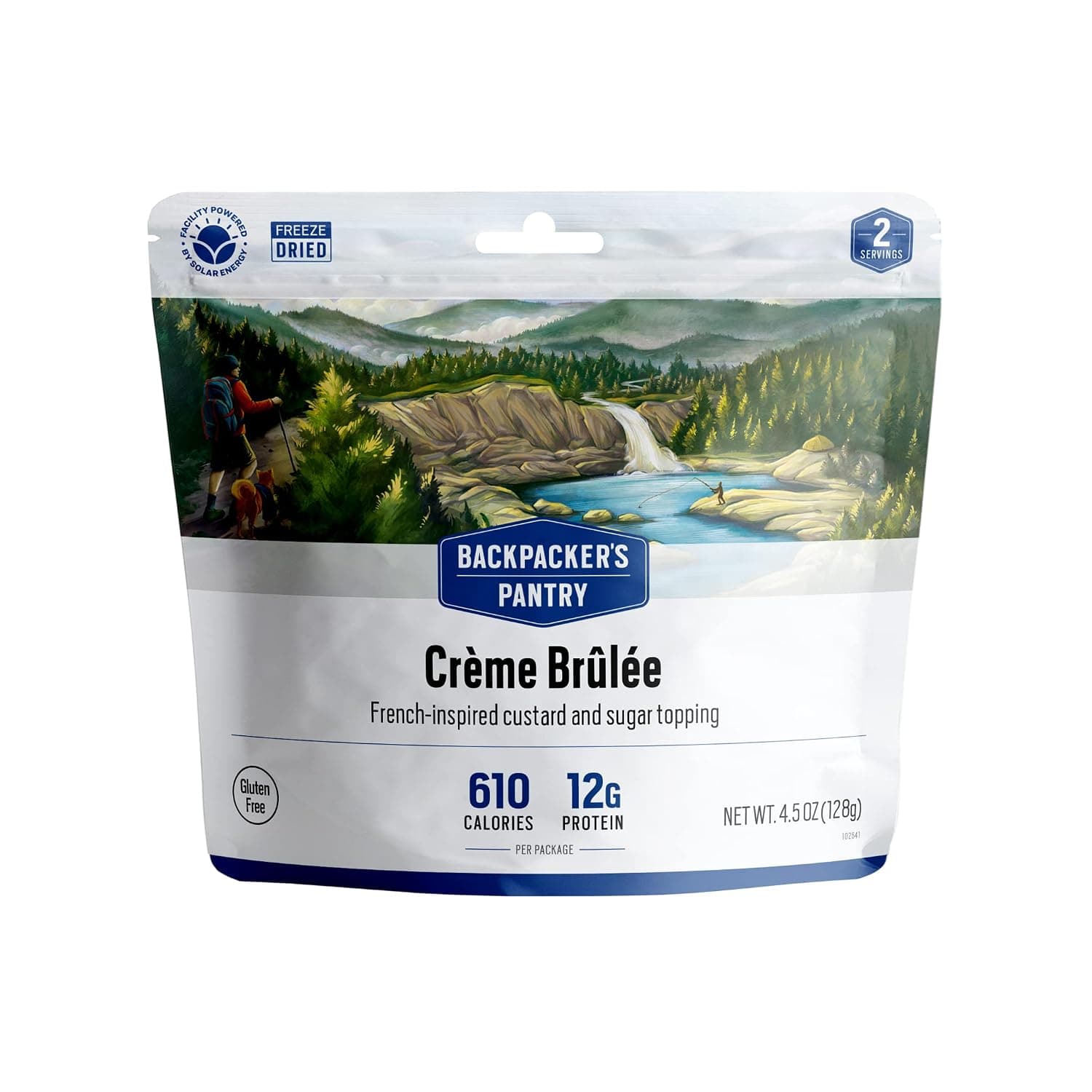 Backpacker's Pantry Creme Brulee - Freeze Dried Backpacking & Camping Food - Emergency Food - 12 Grams of Protein, Vegetarian, Gluten-Free - 1 Count - image 1 of 1