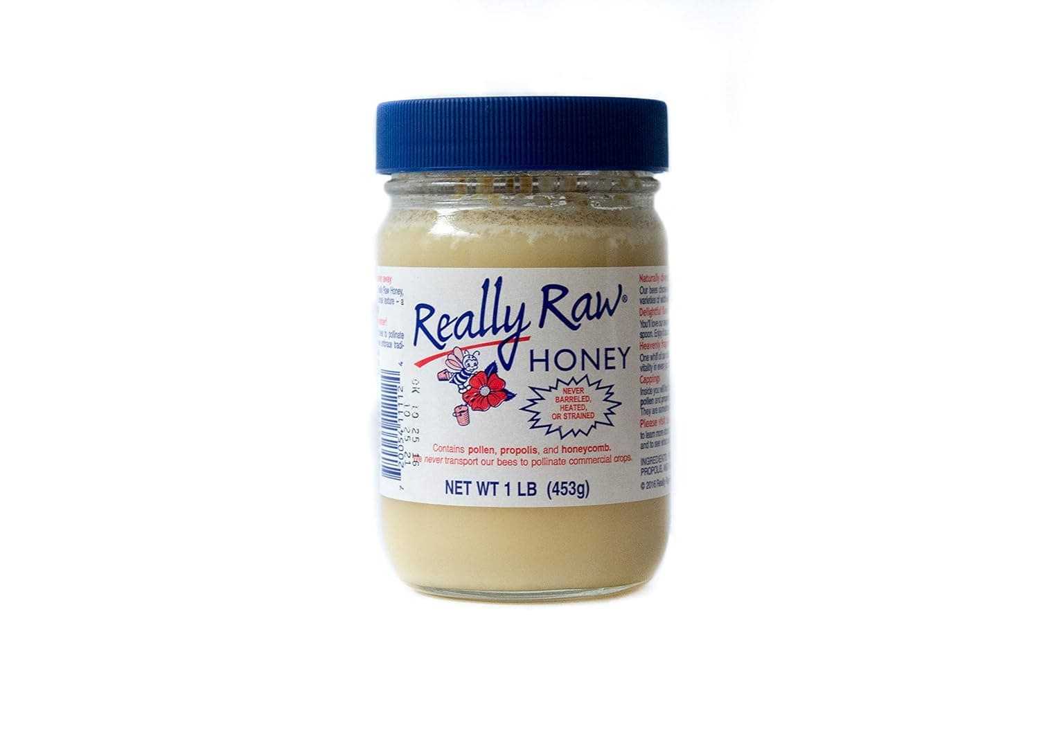 Really Raw Honey, Straight from the Hive, Never Heated or Filtered, Harvested from Small USA Family Farms, Smooth and Dense (16 Ounce) - image 1 of 1