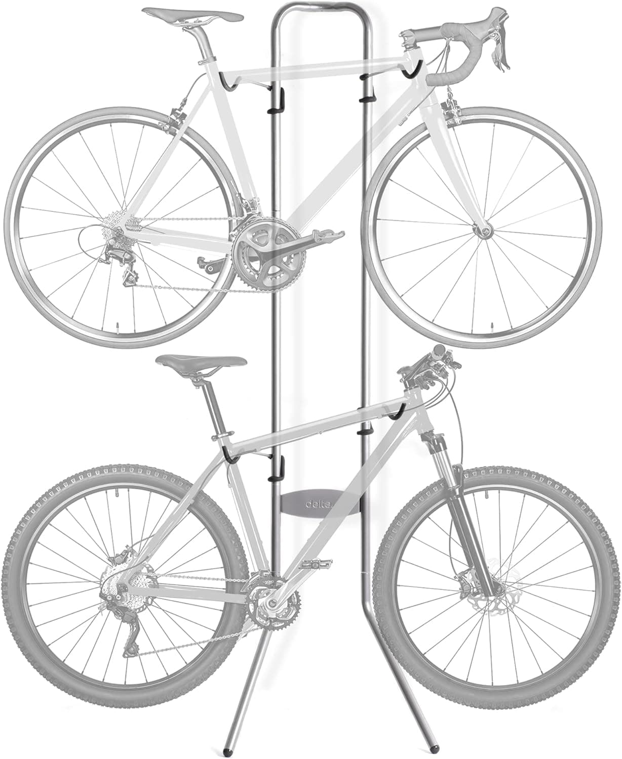 Delta Cycle Michelangelo 2 Bike Storage Rack - Gravity Fully Adjustable Bike Rack Garage For Road, MTB, and Hybrid Bicycles - Vertical Bike Rack Holds Up To 80 lbs - image 1 of 1