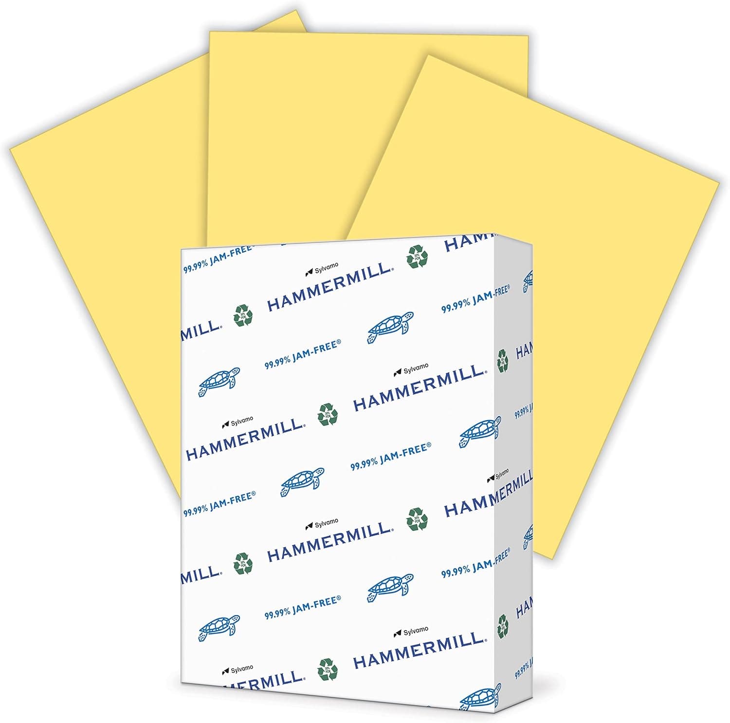 Hammermill Colored Paper, 20 lb Buff Printer Paper, 8.5 x 11-1 Ream (500 Sheets) - Made in the USA, Pastel Paper, 103325R - image 1 of 1