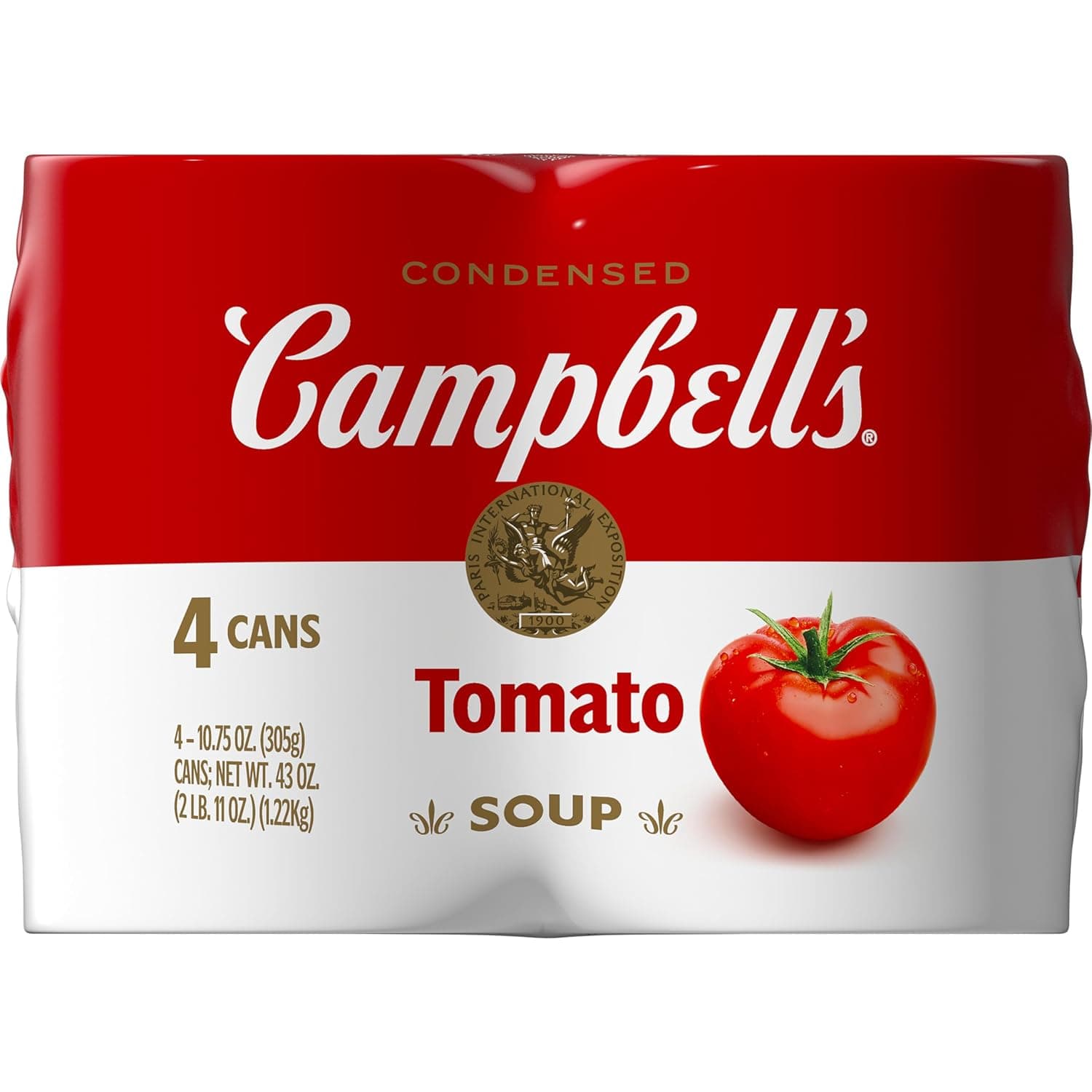 Campbell's Condensed Tomato Soup, 10.75 oz Can (4 Pack) - image 1 of 1