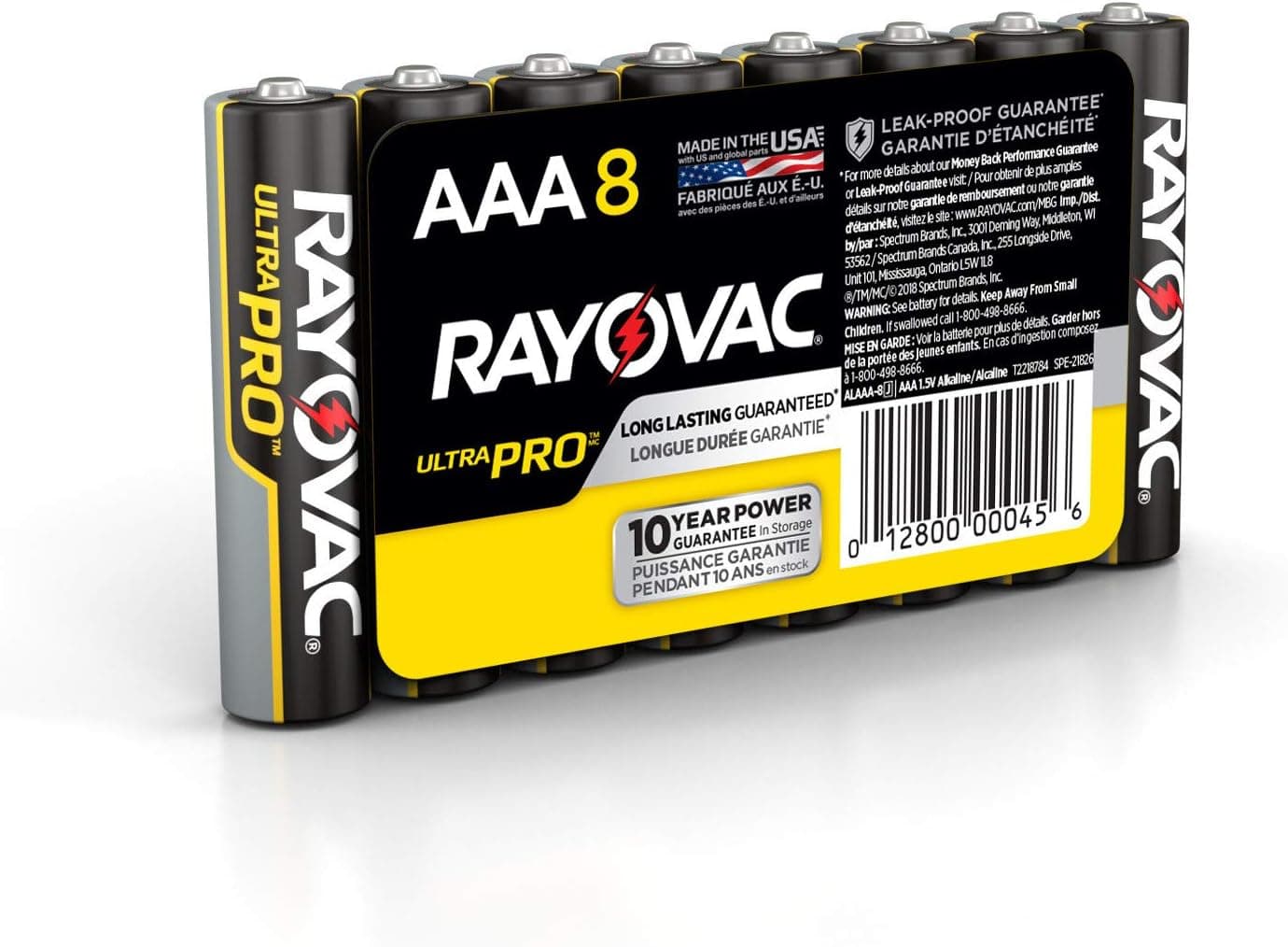 Rayovac Ultra Pro Alkaline AAA Batteries, 8 Pack - image 1 of 1