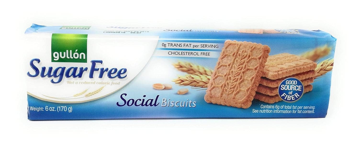 Gullon Sugar Free Fiber Cookies, 6 oz. - image 1 of 1
