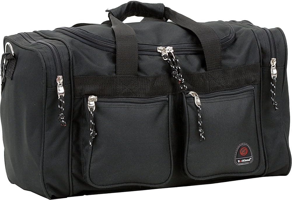 Rockland Duffel Bag, Black, 18.5 in X 10.5 in X 8.5 in - image 1 of 1