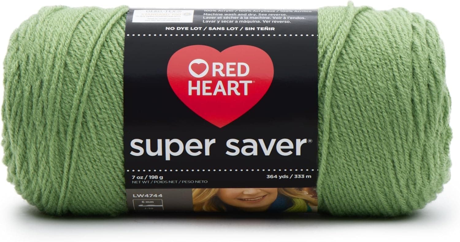 RED HEART E300.0624 Super Saver Yarn, Tea Leaf - image 1 of 1