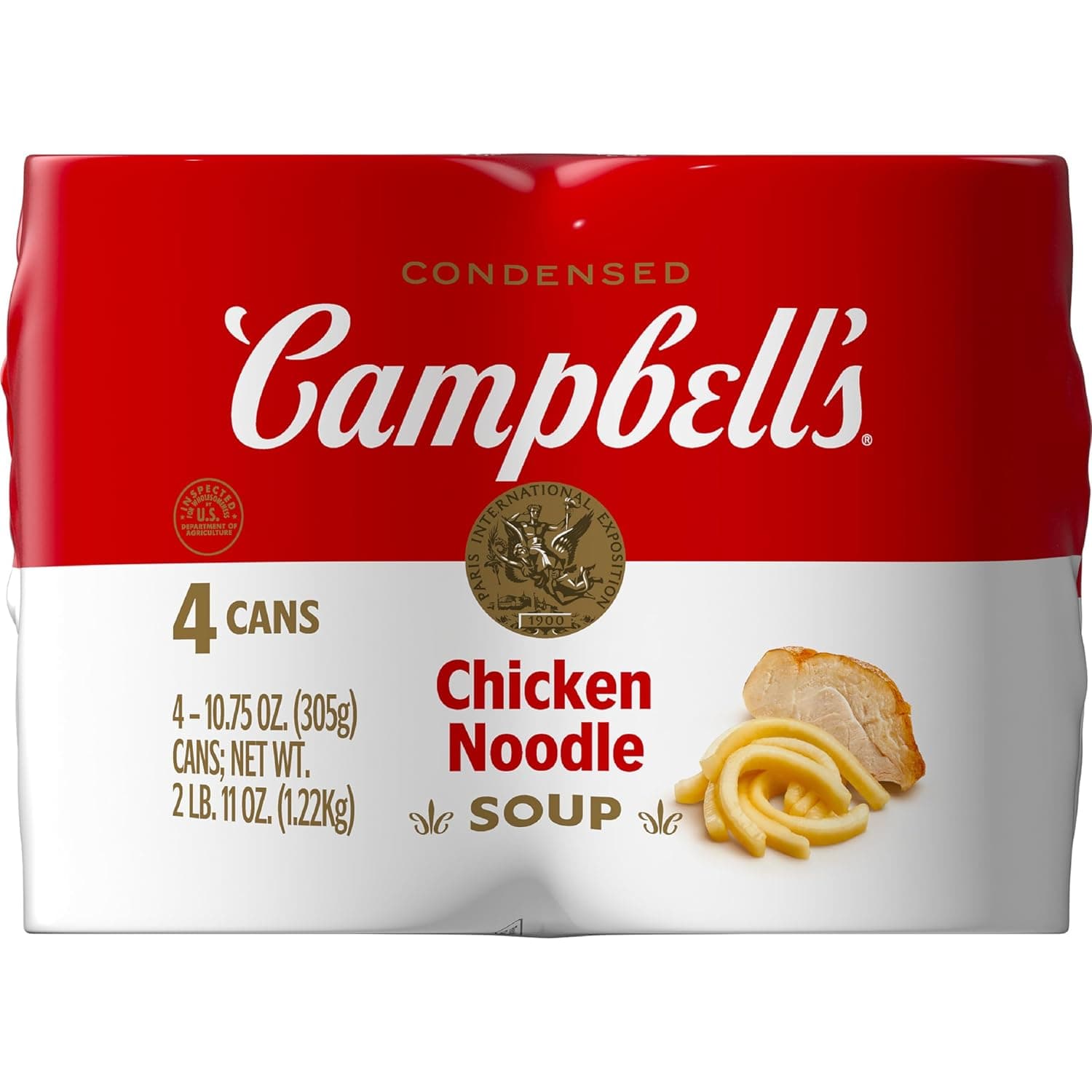Campbell's Condensed Chicken Noodle Soup, 10.75 Ounce Can (Pack of 4) - image 1 of 1