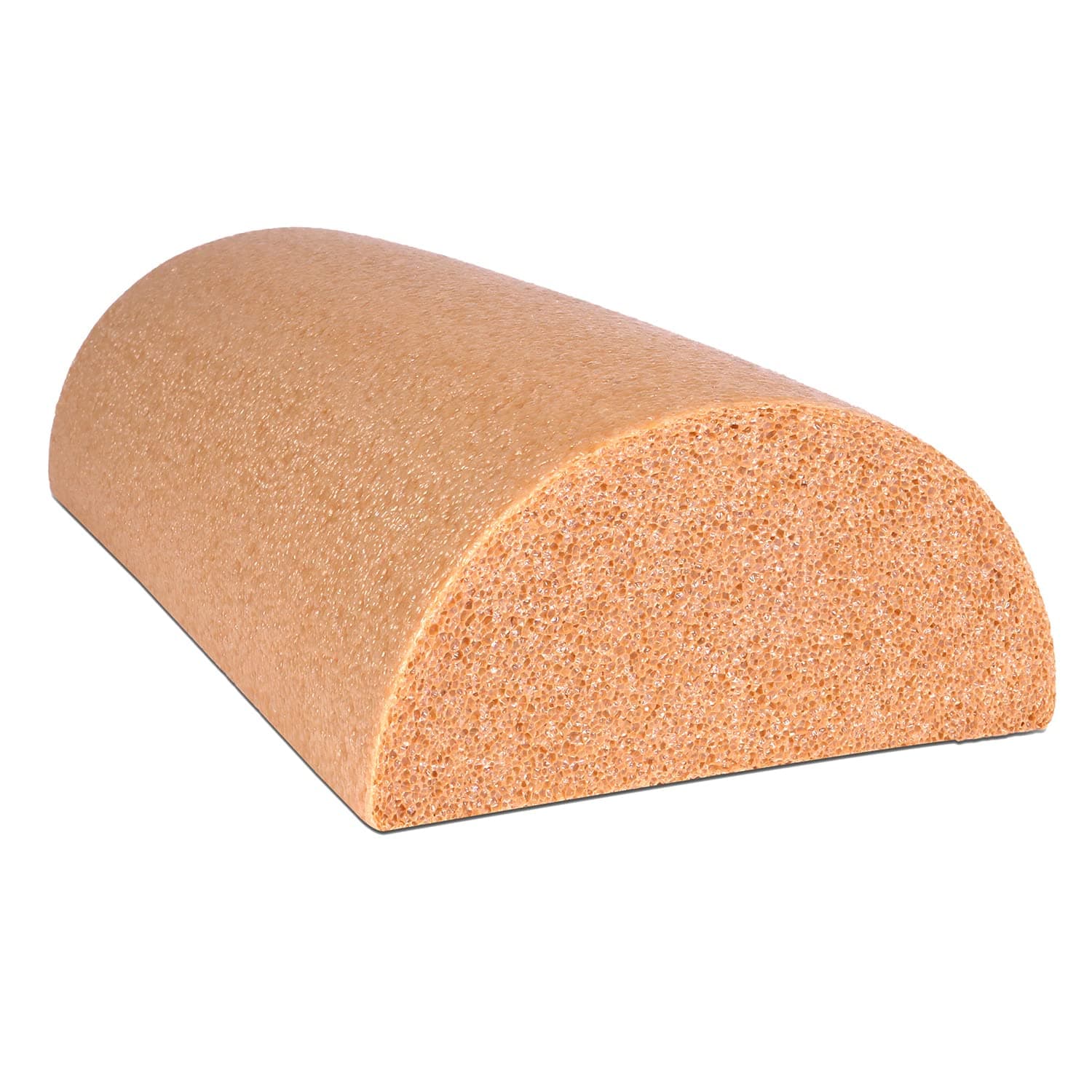 CanDo Beige PE Foam Rollers for Muscle Restoration, Massage Therapy, Sport Recovery and Physical Therapy 6" x 12" Half-Round - image 1 of 1