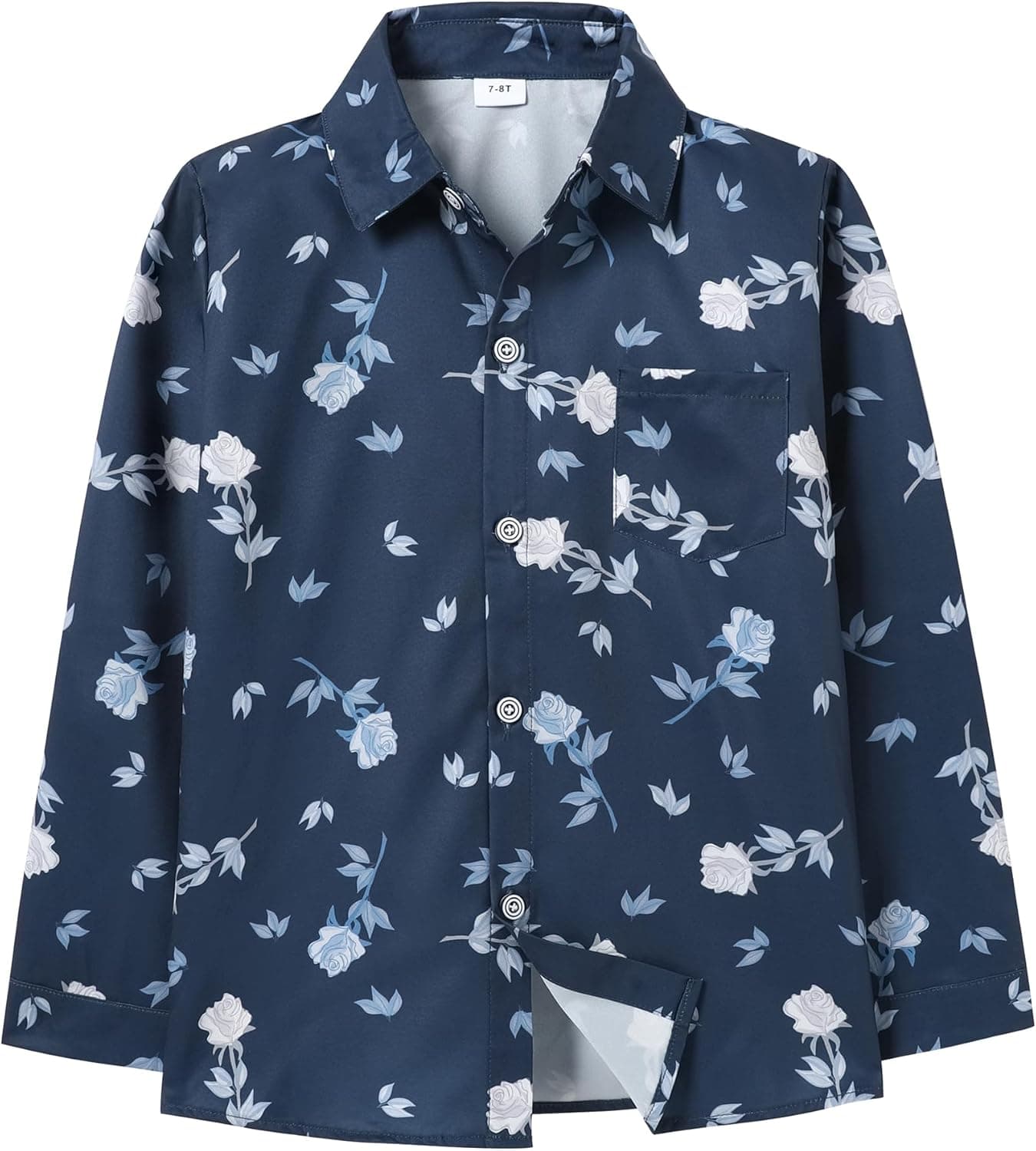 DISAUR Boys Dress Shirts Toddler Boy Button Down Shirt Long Sleeve Removable Bow Tie Button Up Shirt White Formal Graduation