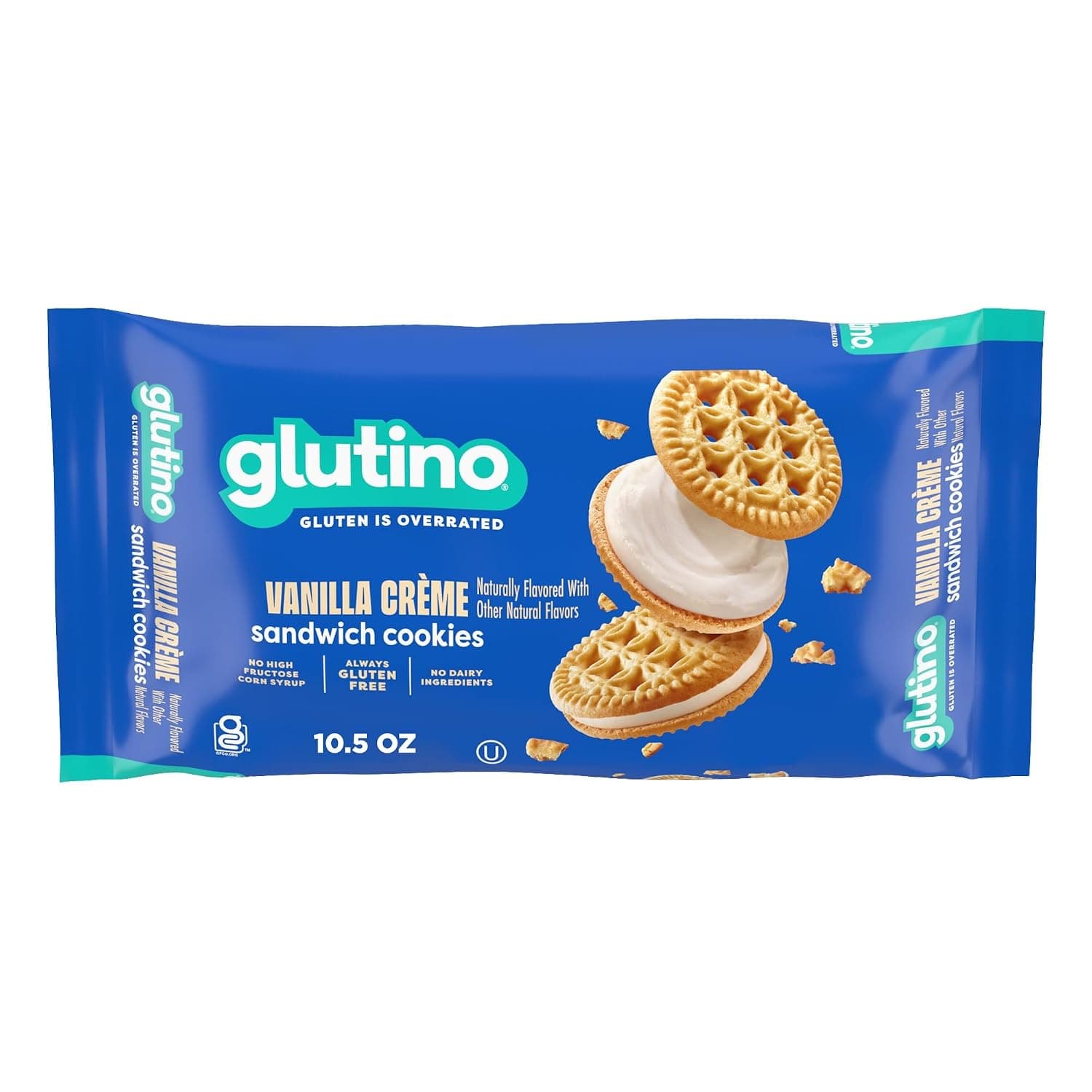 Glutino Gluten Free Vanilla Creme Cookies,10.5 oz - image 1 of 1