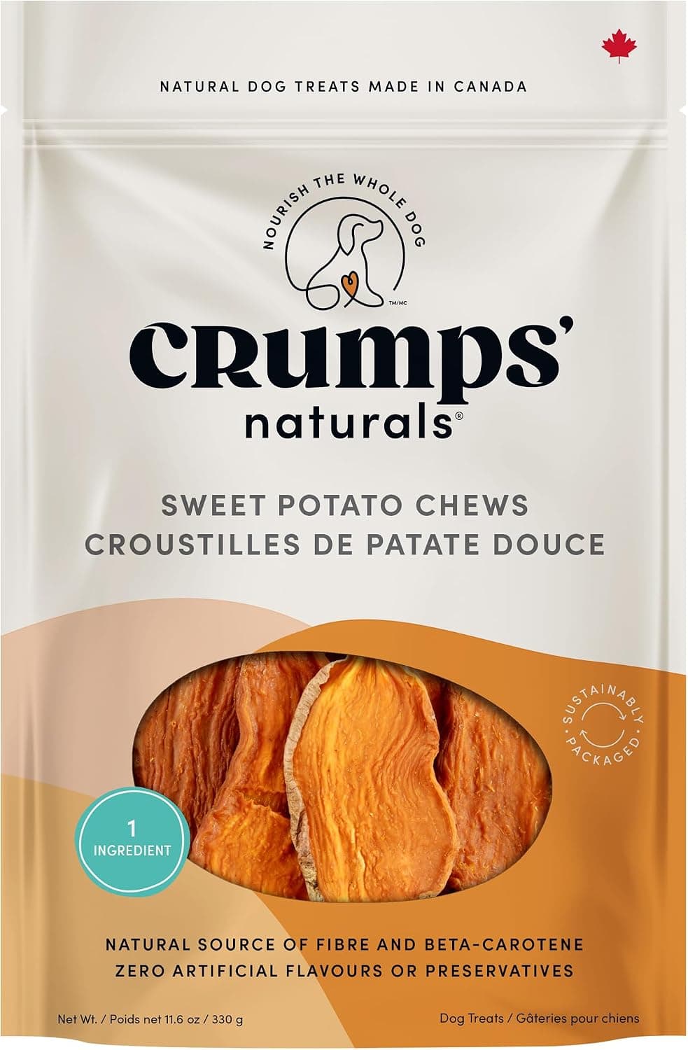 Crumps' Naturals Sweet Potato For Pets, 11.6-Ounce - image 1 of 1
