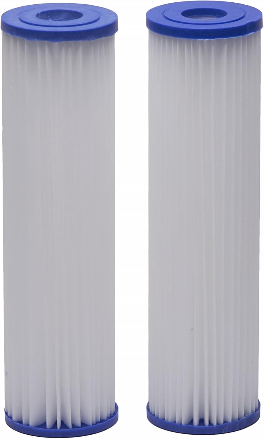 EcoPure EPW2P Pleated Whole Home Replacement Water Filter - Universal Fit - Fits Most Major Brand Systems (2 pack) - image 1 of 1