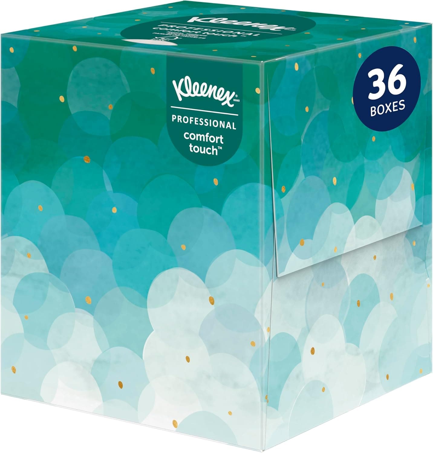 Kleenex Professional Facial Tissue, Bulk (21270), 2-Ply, White, Upright Cube Boxed Format, Designed for Business (90 Tissues/Box, 36 Boxes, 3,240 Sheets/Case) - image 1 of 1