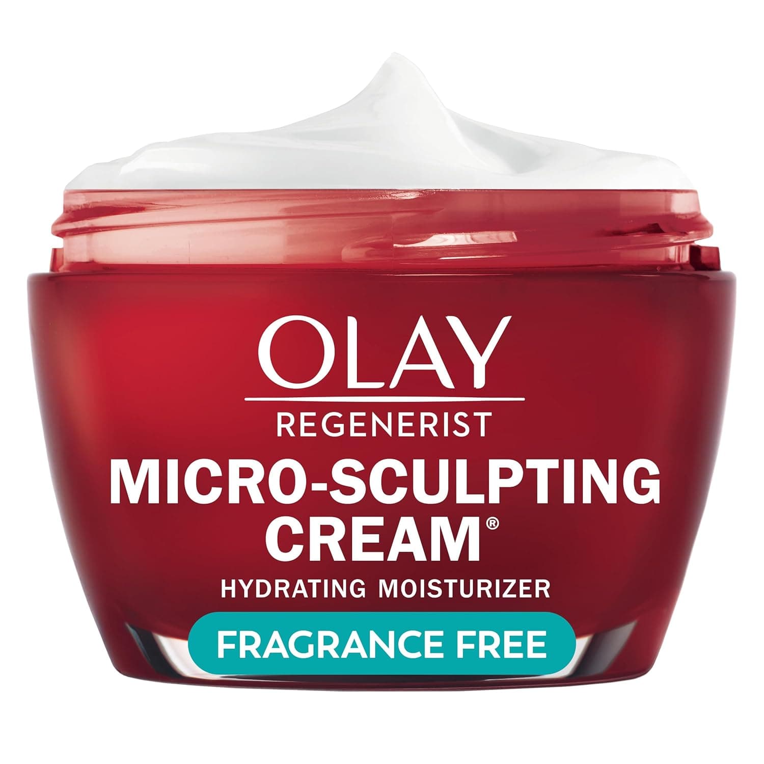 Olay Face Moisturizer, Regenerist Micro-Sculpting Cream for Women, Fragrance-Free - Hydrating, Anti-Aging, Anti-Wrinkle, Firming Skin Care - Hyaluronic Acid, Niacinamide, Amino Peptides, 1.7 Oz - image 1 of 1