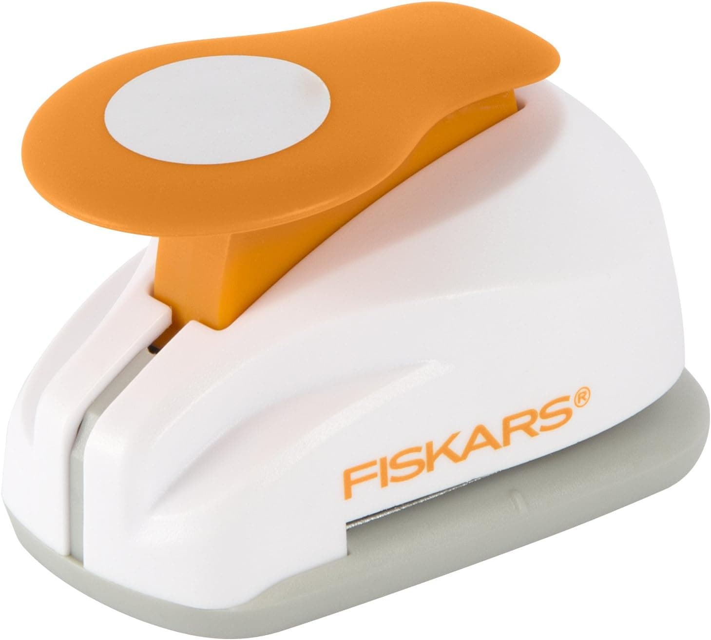 Fiskars Medium Lever Punch, Circle, Plastic, White/Orange - image 1 of 1