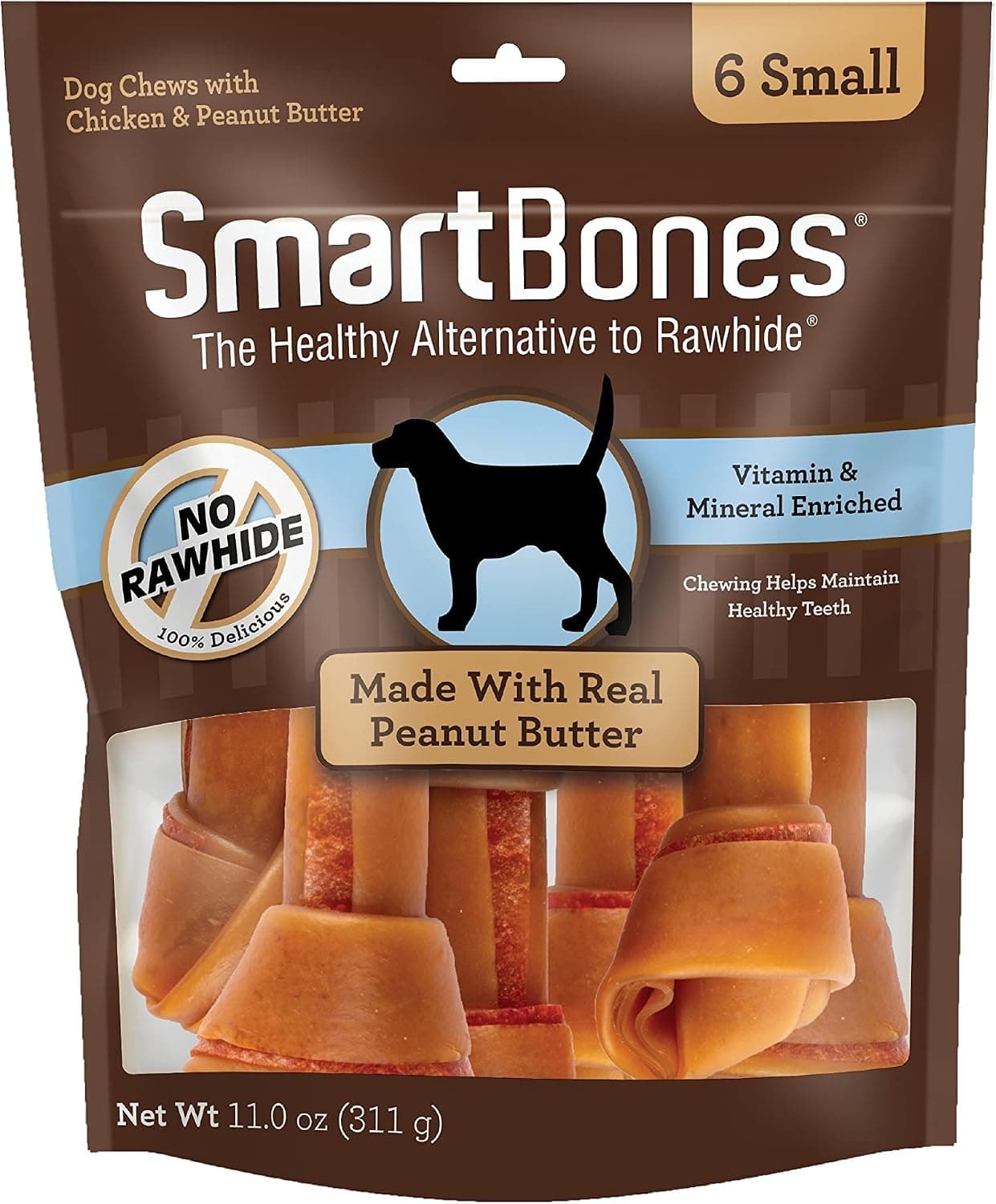 SmartBones Small Chews, Treat Your Dog to a Rawhide-Free Chew Made with Real Meat and Vegetables - image 1 of 1