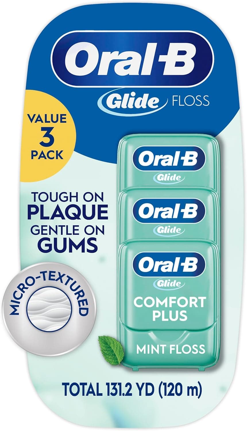 Oral-B Glide Pro-Health Comfort Plus Floss, Mint, 3 Ct - image 1 of 1