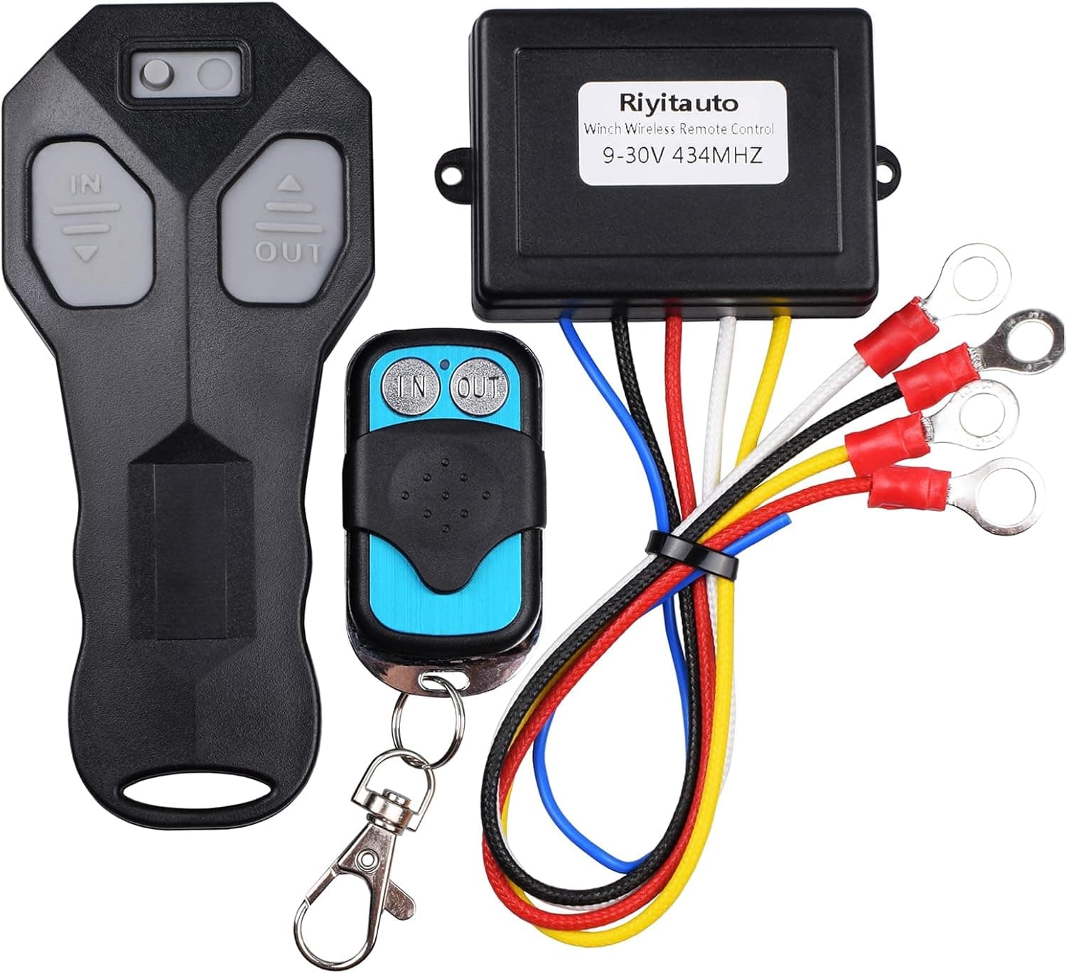 Wireless Winch Remote Control Kit for Car Truck Jeep ATV SUV 12V Handset Switch Recovery Wireless Waterproof Wireless Remote for Winch