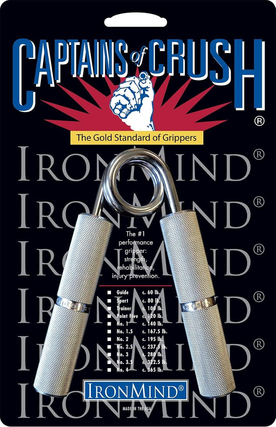 IronMind Captains of Crush (COC) Hand Gripper - The Gold Standard of Grippers | The World's Leading Hand Strengthener - image 1 of 1