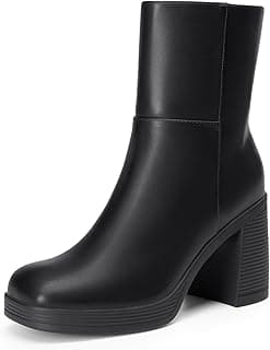 Women's Platform Gogo Ankle Boots Chunky Shoes - image 1 of 1