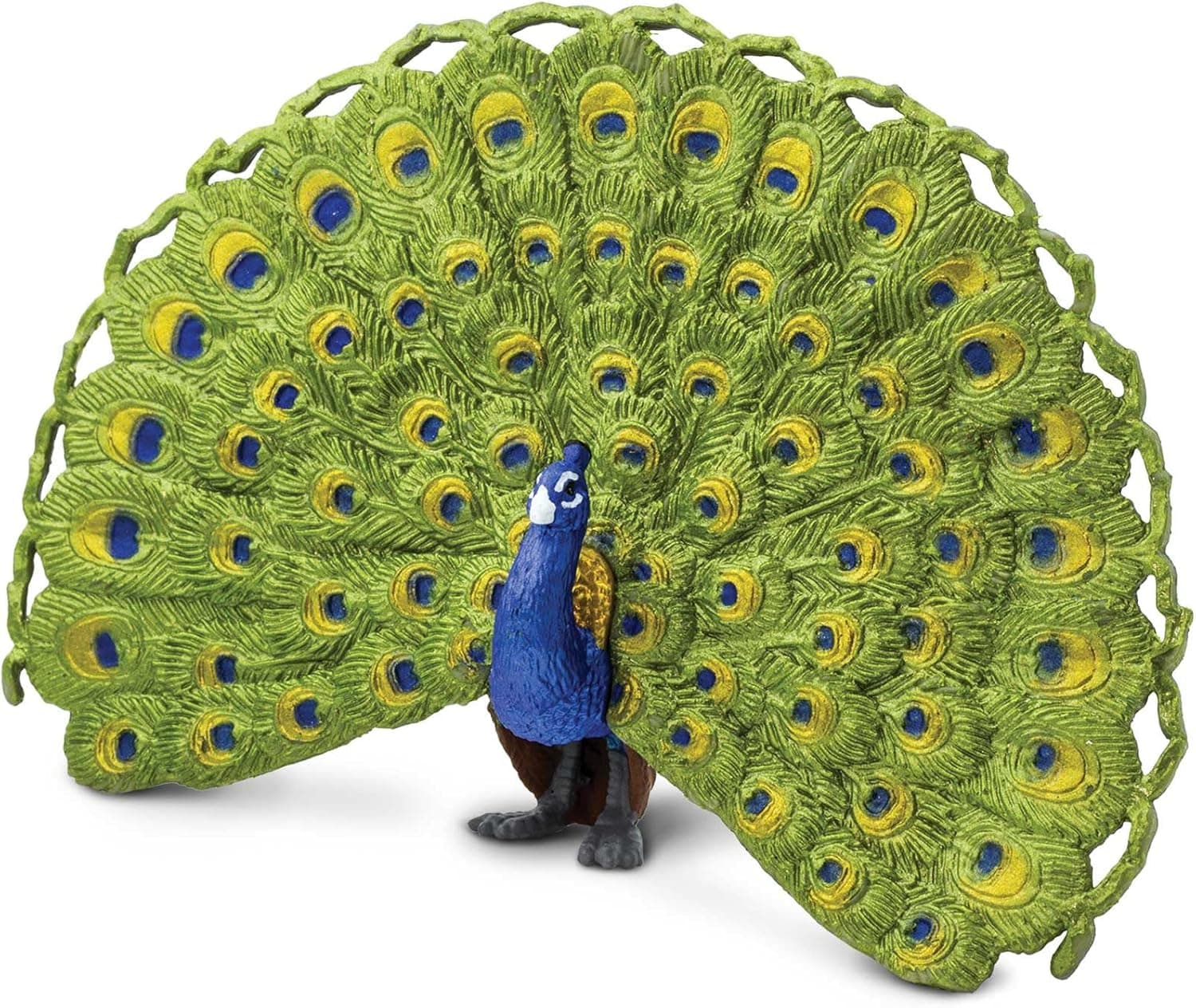Safari Ltd. Peacock Figurine - Detailed 4" Plastic Model Figure - Fun Educational Play Toy for Boys, Girls & Kids Ages 3+ - image 1 of 1