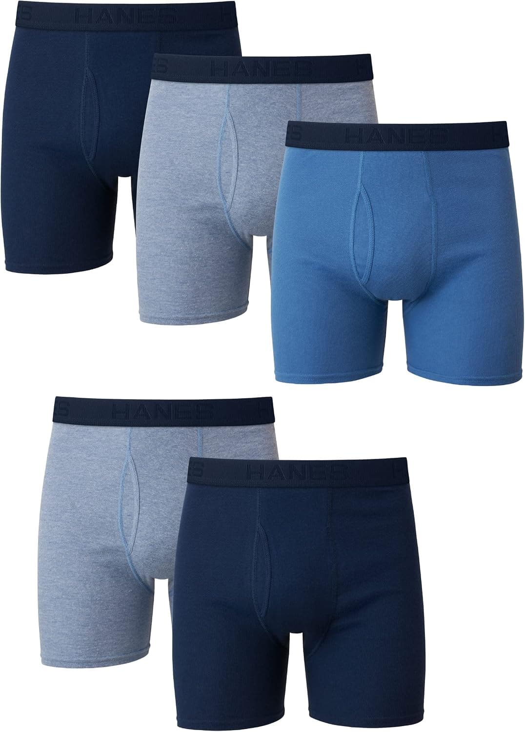 Hanes Ultimate Men's Tagless Boxer Briefs, 5-Pack - image 1 of 1