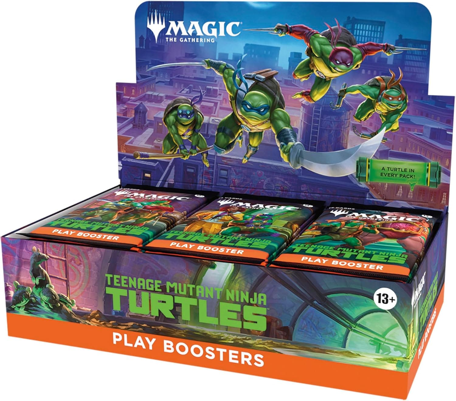 Magic: The Gathering | Teenage Mutant Ninja Turtles - Play Booster Box | 30 Packs | Collectible Trading Card Game - image 1 of 1