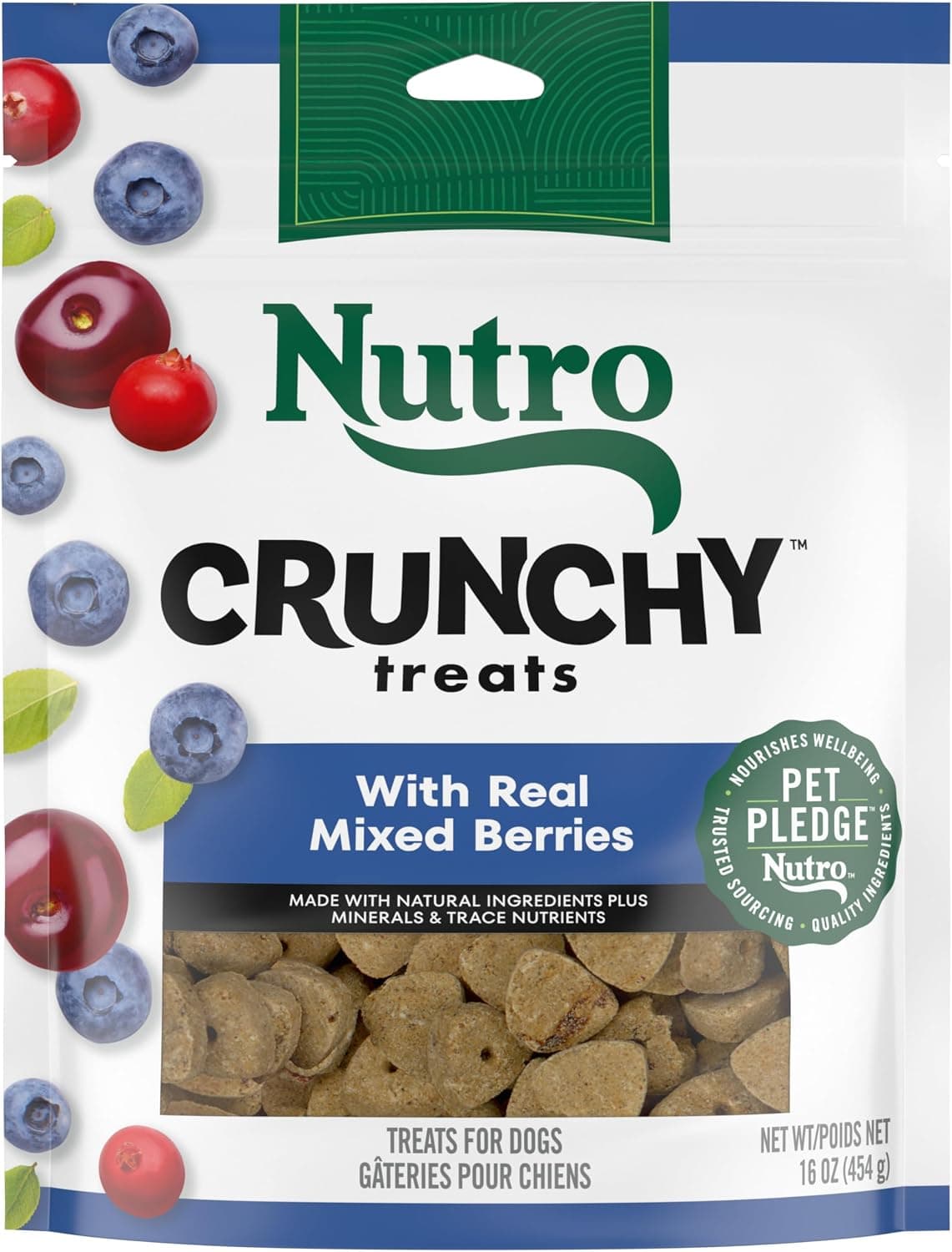 Nutro Crunchy Dog Treats with Real Mixed Berries, 16 oz. Bag - image 1 of 1