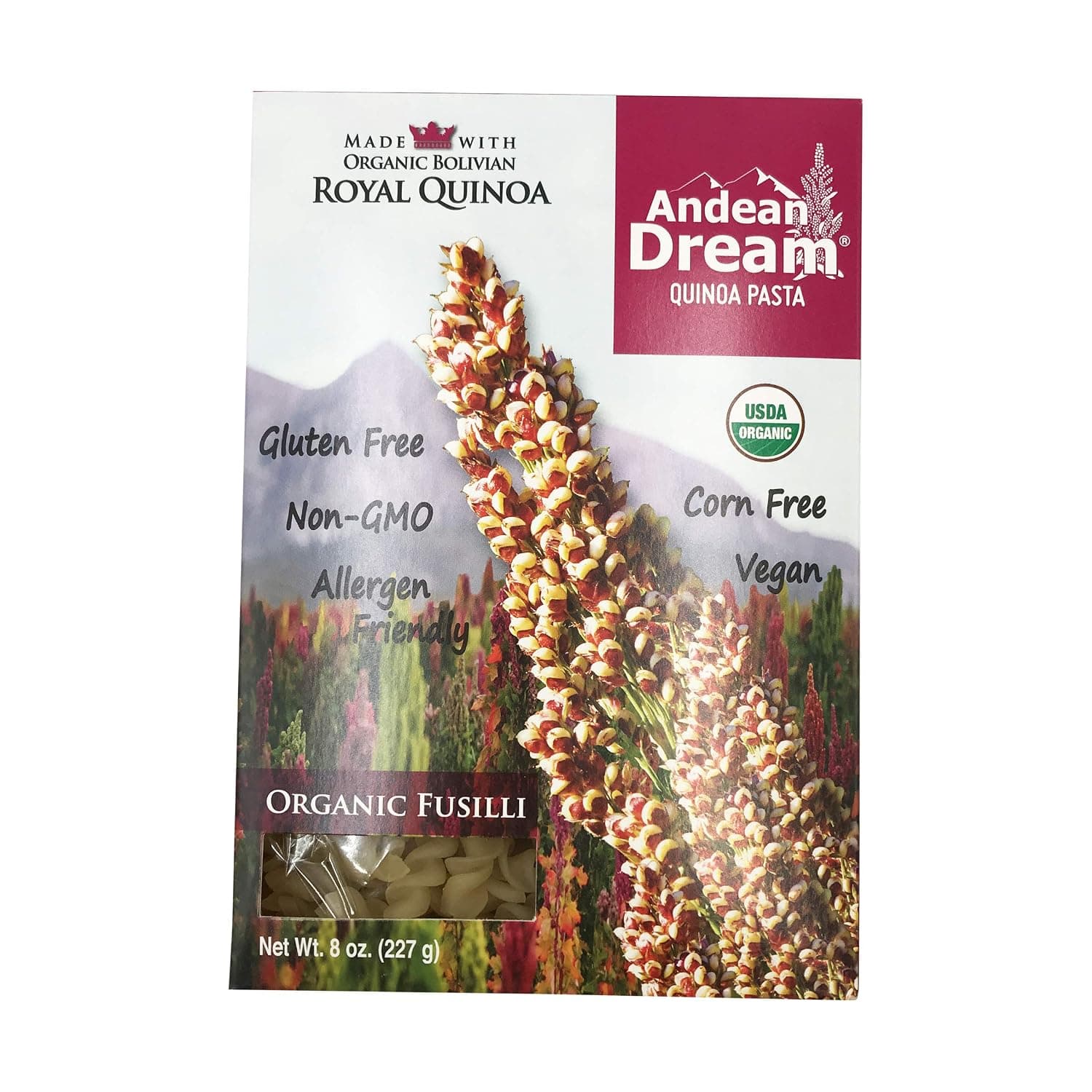 Andean Dream, Fusilli Quinoa Organic, 8 Ounce - image 1 of 1