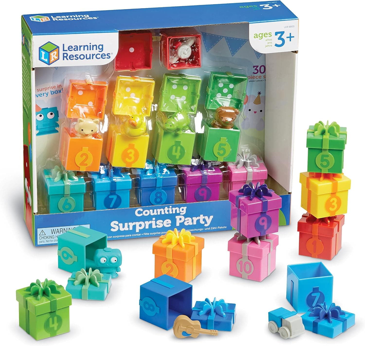 Learning Resources Counting Surprise Party, Homeschool, Fine Motor, Counting & Sorting Toy, Ages 3+ - image 1 of 1