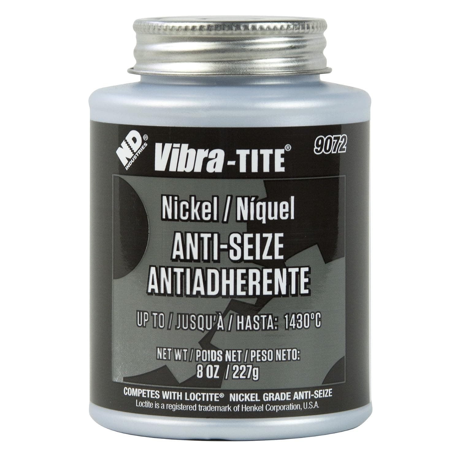 Vibra-TITE - 90728 9072 Nickel Anti-Seize Lubricant Compound, 8 oz Jar with Brush - image 1 of 1