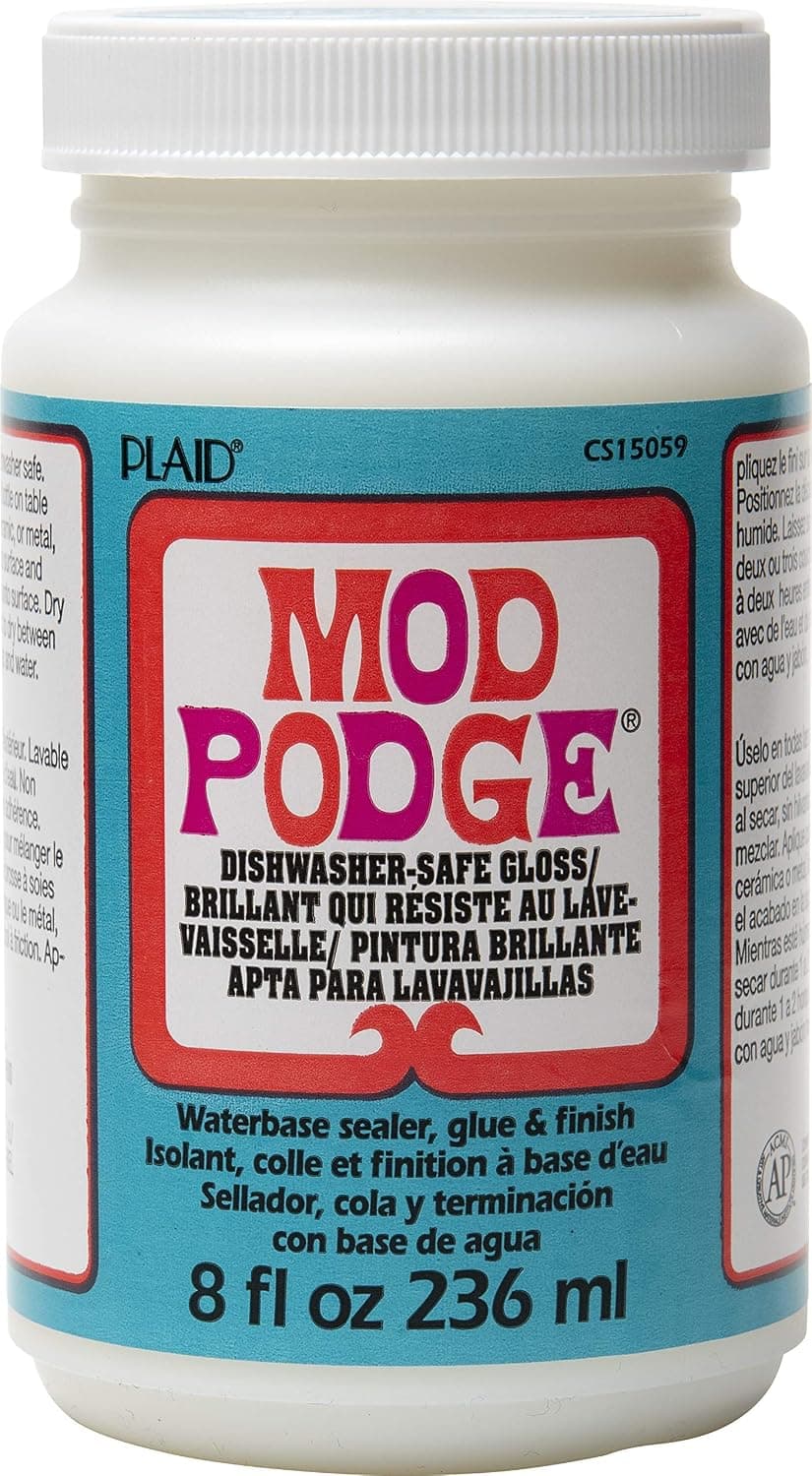 Mod Podge Dishwasher Safe Waterbased Sealer, Glue and Finish (8-Ounce), CS15059 Gloss, 8 Ounce - image 1 of 1