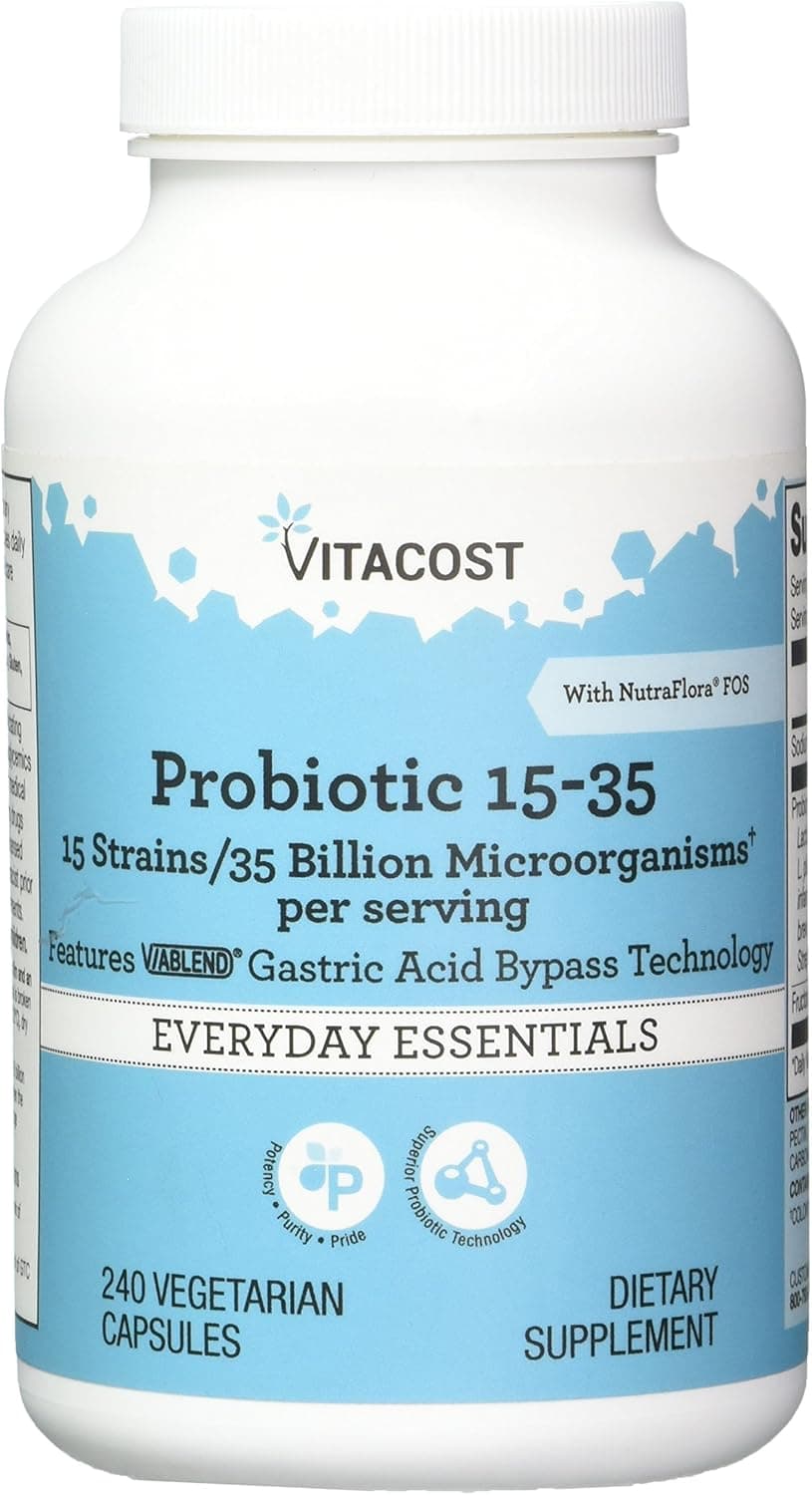Vitacost Probiotic 15 - 35 Billion 240 Capsules - image 1 of 1