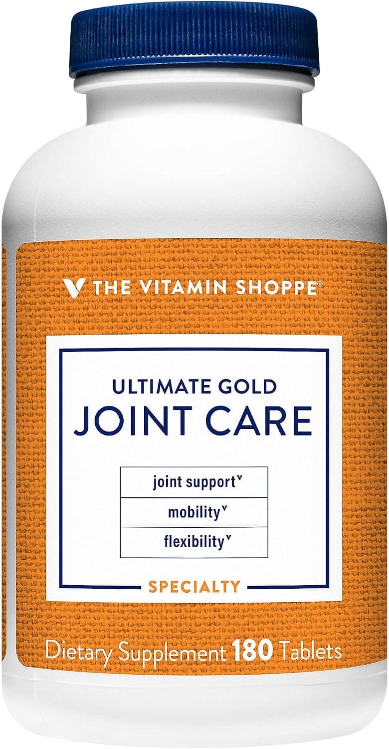 The Vitamin Shoppe Ultimate Gold Joint Care with BioPerine - Joint Support, Mobility & Flexibility (180 Tablets) - image 1 of 1