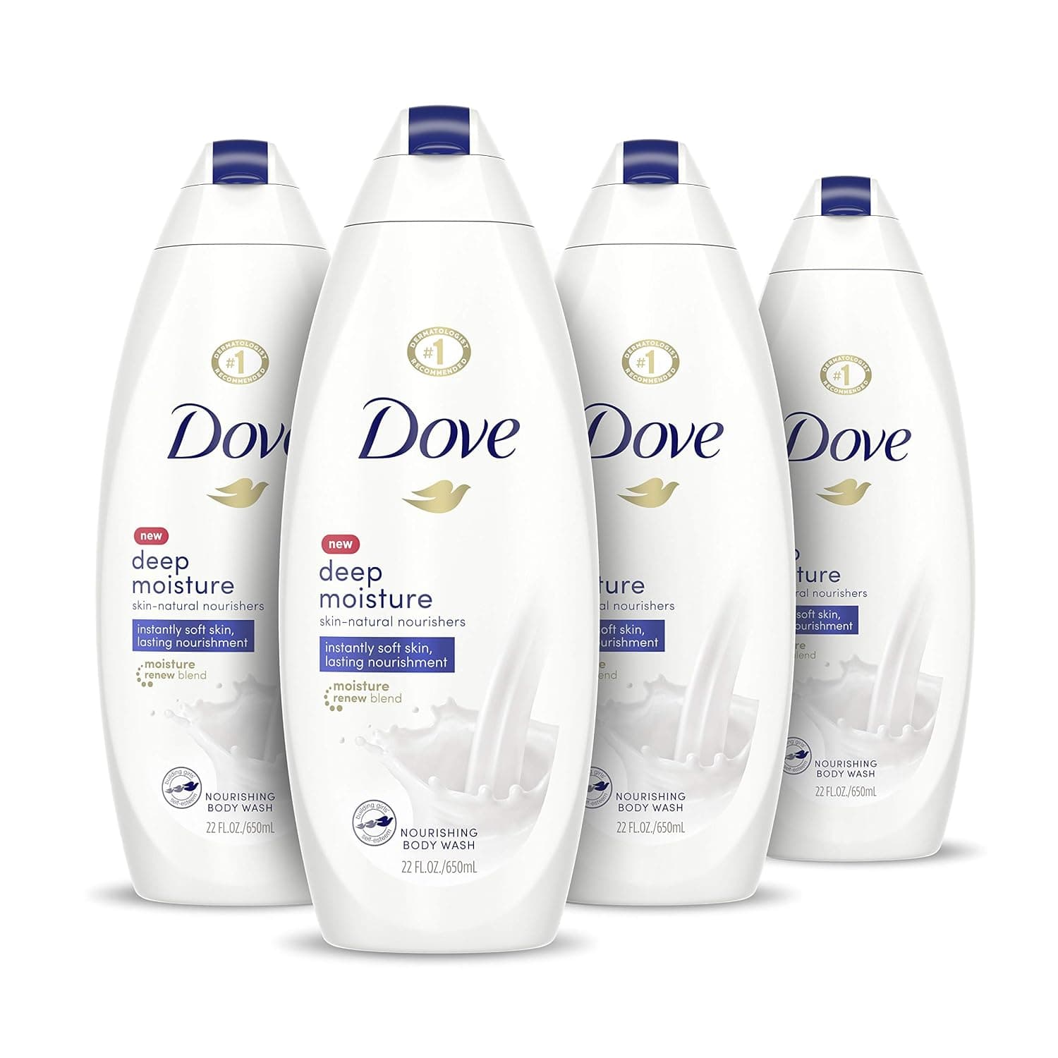 Dove Body Wash Deeply Nourishing – Pack of 4 22 oz - image 1 of 1