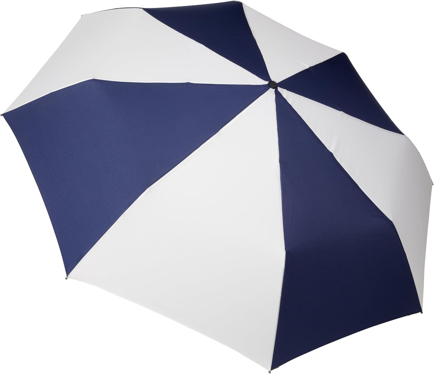 Totes Folding Golf Umbrella Water Repellant, Auto Open/Close, UV Sun Protection, 54-Inch, Navy/White - image 1 of 1