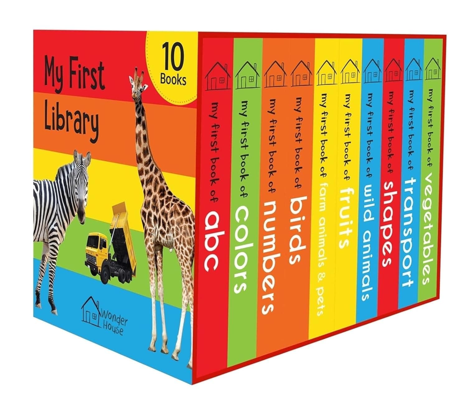 My First Library: Boxset of 10 Board Books for Kids - image 1 of 1