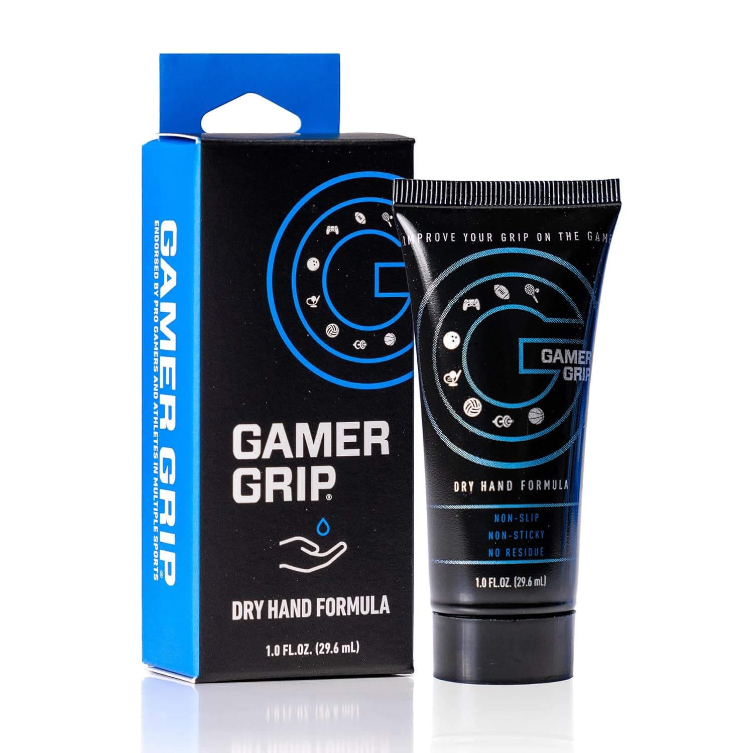 Stops sweat on hands & feet - Improves performance - Total Grip Solution endorsed by worlds top athletes in multiple sports + pro gamers. Leading dry hand formula for Hyperhidrosis - image 1 of 1