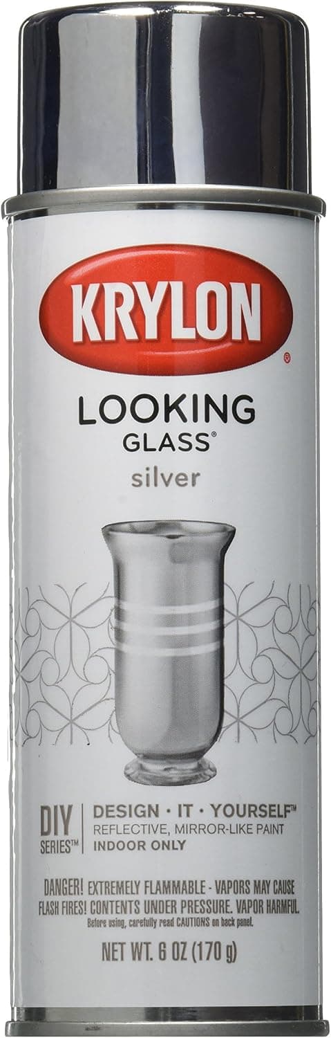 Krylon Looking Glass Silver-Like Aerosol Spray Paint 6 Oz. - image 1 of 1