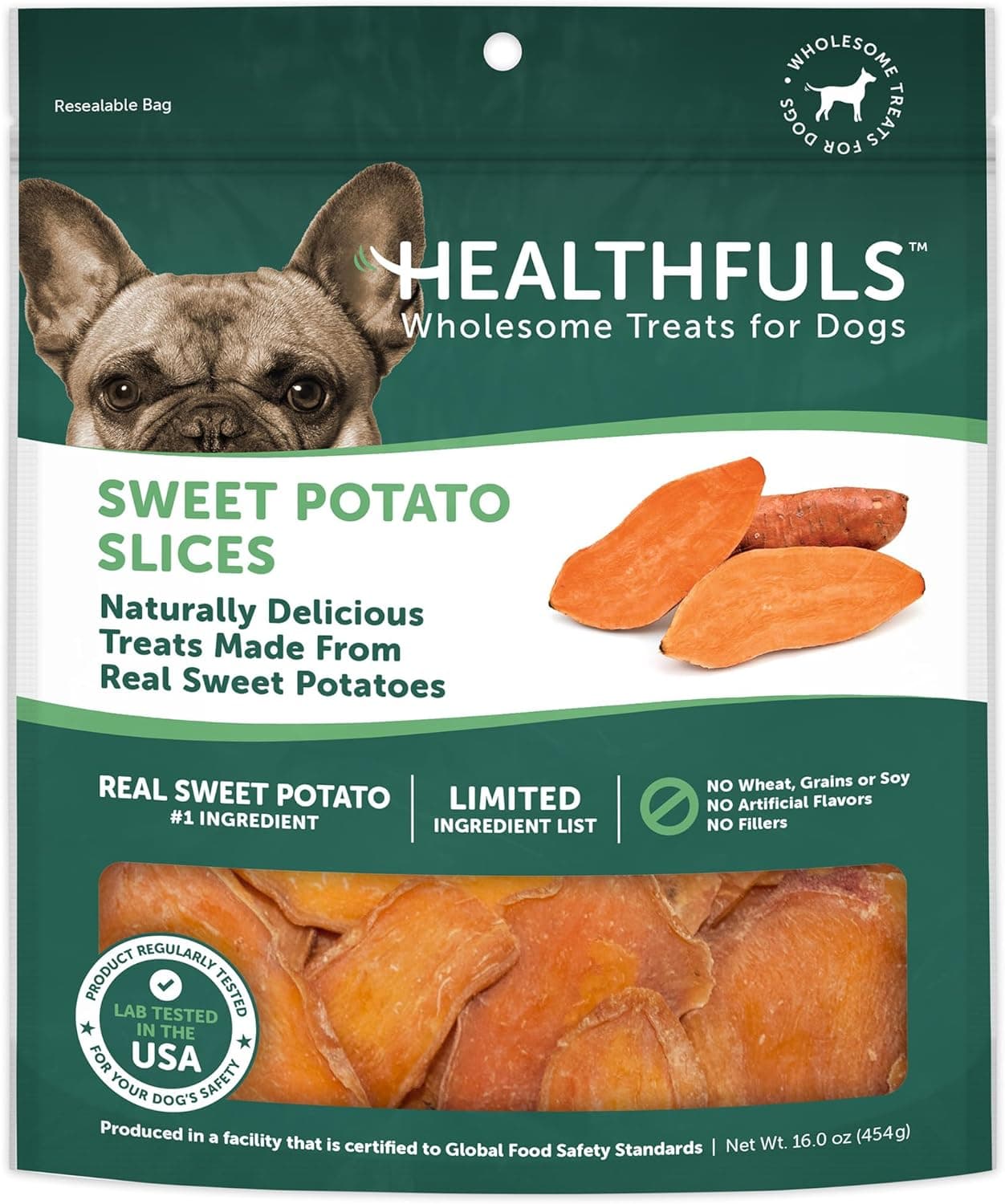 Sweet Potato Slices Dog Treats, 16oz - image 1 of 1