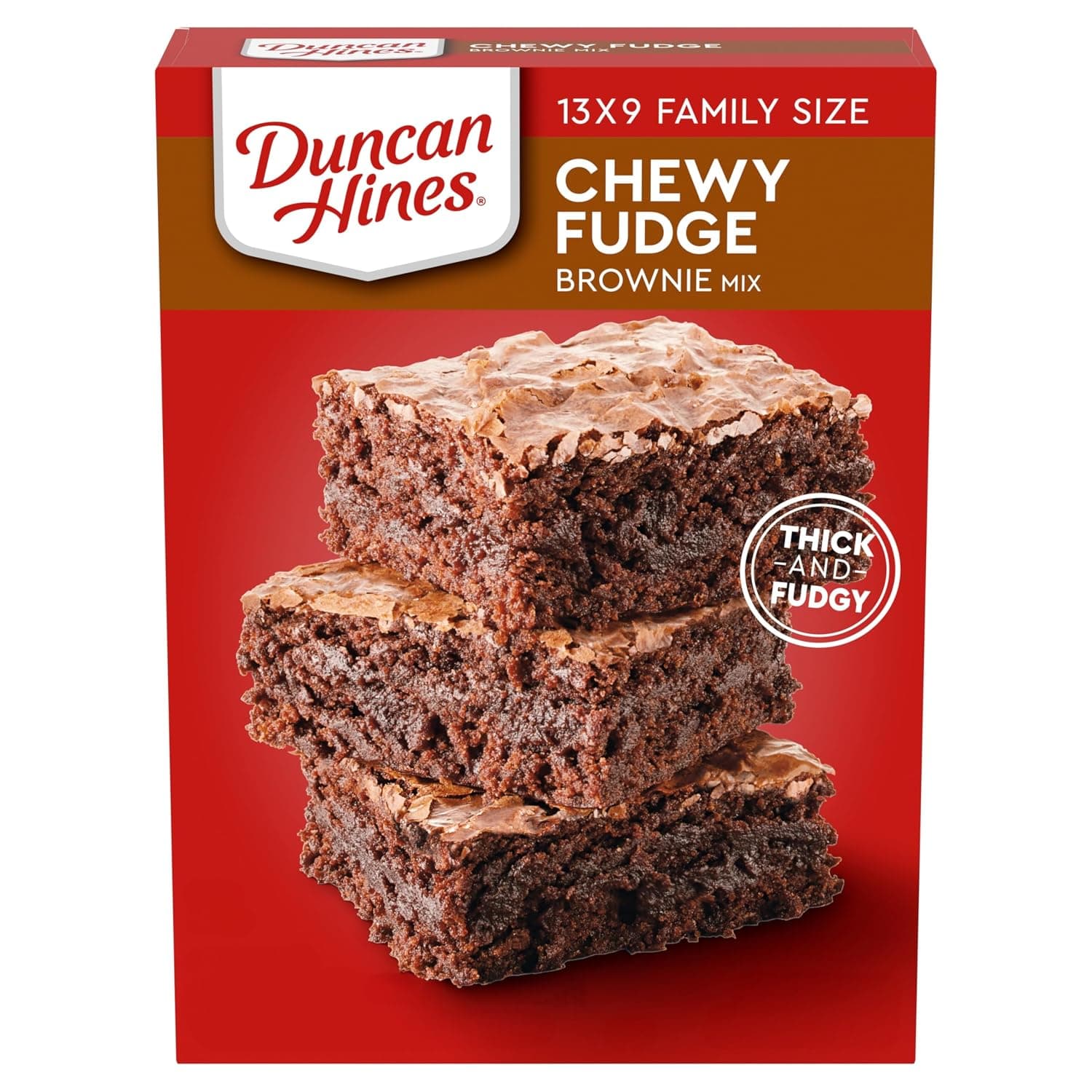 Duncan Hines Brownie Mix, Chewy Fudge, Easter Baking, 18.3 oz. - image 1 of 1