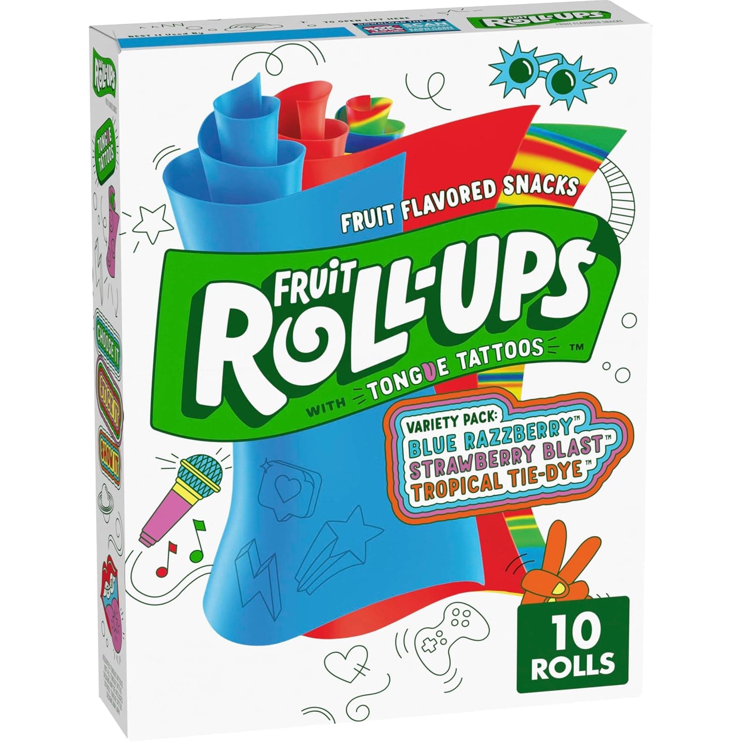 Fruit Roll-Ups Fruit Flavored Snacks, Variety Pack, Pouches, 10 ct - image 1 of 1