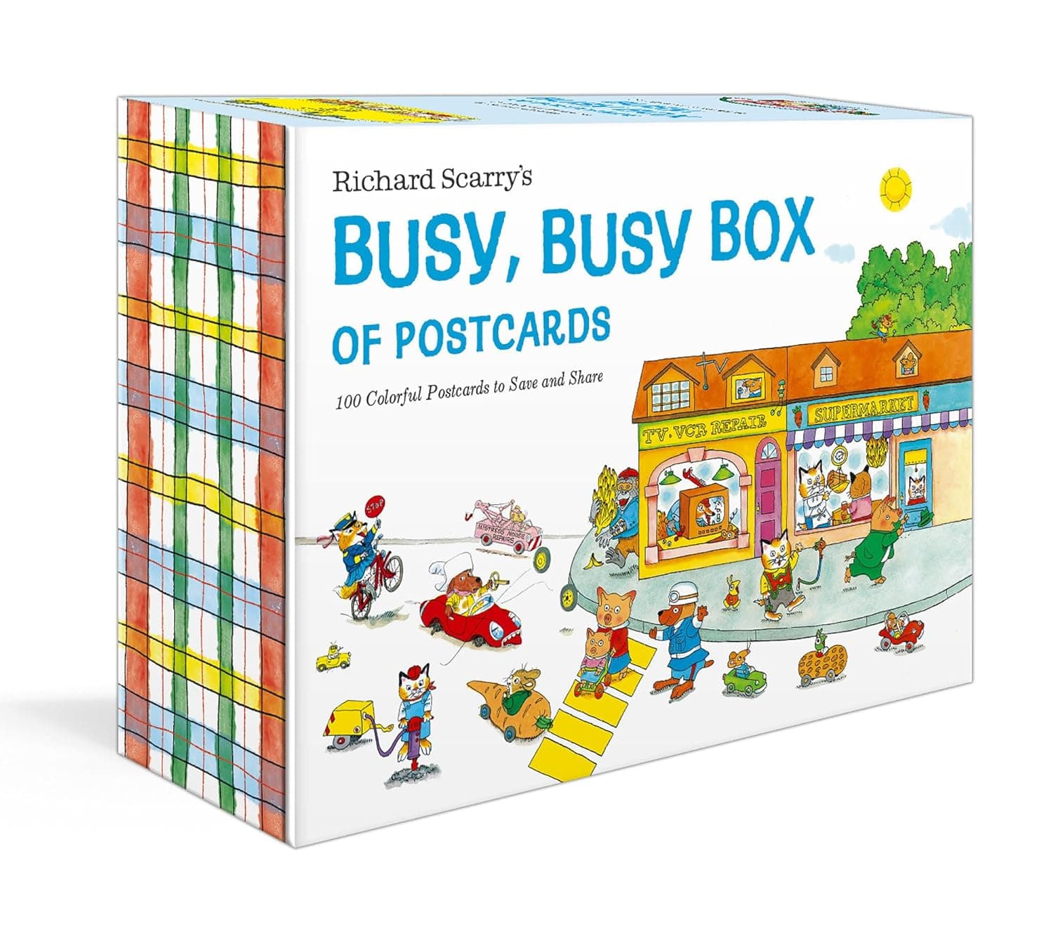 Richard Scarry's Busy, Busy Box of Postcards: 100 Colorful Postcards to Save and Share - image 1 of 1